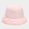 Ins Nuevo Estilo Suave Cálido a Cuadros Simple Algodón Plumón Sombrero Cubeta para Mujer Moderno Otoño e Invierno Color Sólido Fresco Sombrero de Pescador