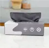 Pano de limpeza em caixa retrátil para cozinha doméstica, uso duplo para úmido e seco, especialmente projetado para lavar louça preguiçosa, pano de prato grosso e absorvente