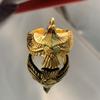 Nova moda retrô europeia e americana jóias pigmento de aço Silver Eagle anel Gao Qiao mesmo estilo pulseira masculina Flying Eagle Ring