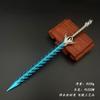 Mercadoria Naraka 2 Shen Gongbao 22cm Chicote Trovão Modelo de Arma de Metal Ornamento de Mesa Material Liga de Zinco