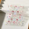 Pegatina para Uñas con Lazo Rojo en Relieve de Rosa, Lazo de Cinta Avanzado, Corazón de Chica, Pegatina para Uñas Versátil