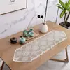 Bandeja de Mesa Renda Europeia Clássica Flor Vazada Toalha de Mesa Familiar Toalha de Mesa Toalha de Mesa