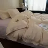 Suave y Curativo~Grado A para Maternidad e Infancia Lindo Dibujo Animado Algodón Doble Capa Gasa Juego de Cuatro Piezas Algodón Puro Gasa Juego de Cama de Tres Piezas