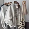 Sudadera de cuello redondo estilo americano para mujer, nueva colección 2026, diseño moderno, holgada y chic