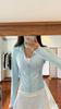 Novo Estilo Jaqueta de Yoga Manga Longa Curta Secagem Rápida Gola Alta Slim Fit para Mulheres Roupas Esportivas de Alta Elasticidade