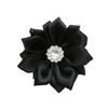Diadema para niños con flor de loto puntiaguda acrílica de girasol pegajoso en el medio, cosida a mano, de 4 cm, accesorios para el cabello