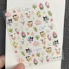Lindos Pegatinas de Arte para Uñas de Dibujos Animados Gato Kt Repujadas Hellokitty Hello Kitty Manual DIY Pegatinas Decorativas para Uñas Ccd