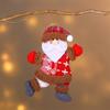 Nuevo Producto Transfronterizo Decoraciones Navideñas Accesorios para Árbol de Navidad Muñequito Bailarín de Tela Colgante Pequeño Regalo
