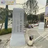 Plaza del Parque Comunitario Adornos de Cemento Plaza Cultural Talla en Piedra Artificial Volumen de Libro Estado de Derecho Campus Escultura Cultural Grande