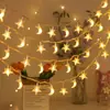 Luces de Cadena LED Luces de Estrella Luces Pequeñas de Colores Luces de Cadena para Fiestas Navideñas Caja de Batería Solar Atmósfera de Camping Luces Decorativas Ins
