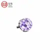 Joia de Piercing Pequena em Forma de Lâmpada com Três Pontas em Liga de Titânio F136 com Rosca Externa para Piercings de Língua, Lábio, Orelha e Cartilagem da Orelha