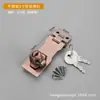 Placa de Fechadura de Aço Inoxidável com Segurança Antifurto Fechadura para Gaveta de Mesa Fechadura de Guarda-Roupa Fechadura de Trava Antiga para Porta de Correr