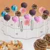Suporte de bolo de acrílico transparente, destacável, redondo, suporte de exibição de sobremesas multicamadas para casamentos, formaturas e festas de aniversário