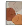 Pintura decorativa de pie para entrada estilo ins color Morandi nórdico de lujo ligero, pintura mural abstracta tridimensional de pan de oro artístico de nicho