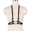 Desejo Fio Harness gaiola Estilingue Pendurado Pescoço Elástico Moda sutiã gaiola sutiã Preto Lingerie Uniforme Tentação