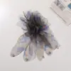 Estilo Súper de Hada, Hermoso, Dulce y Fresco, Tejido de Malla Atmosférico, Pedrería, Cintas, Flores, Accesorios para el Cabello Hechos a Mano de Bricolaje, Adornos para el Cabello, Accesorios para Ramilletes