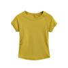 Camiseta de Manga Corta Estilo Americano de Tres Puntadas Cinco Hilos Spice Girl para Mujer Verano Ajustada Adelgazante Manga Raglán Camiseta Básica Top Corto