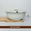 Juego de Vajilla Sencillo Resistente a Altas Temperaturas para el Hogar de Porcelana de Hueso, Juego Completo Cerámico Aislante del Calor Anti-Quemaduras con Tazones de Comedor con Borde Dorado para Uso Doméstico