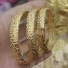 Popular Pulseira de Joias de Ouro Imitação com Design Floral, Mesmo Estilo das Lojas de Ouro, Pulseira Antiga com Sutra do Coração para Mulheres, Versátil Versão Larga Pulseira