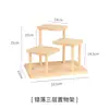 Estante para Flores para Repisa de Ventana de Madera Maciza, Soporte Decorativo Creativo para Suculentas, Estante de Almacenamiento Multinivel para Escritorio en Esquina de Balcón Interior