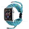 Correa ajustable tejida con cuerda de paraguas inteligente para Apple Watch 6