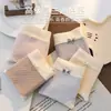 Ropa interior de algodón puro de cintura media, alta elasticidad, estilo Morandi suave estilo japonés, bragas tipo triángulo transpirables, suaves y amigables con la piel para niñas