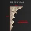 Xizang Madera Maciza Aplique de Flor de Esquina Decoración de Altar Estilo Chino Talla en Madera Nube Auspiciosa Dragón y Fénix Jugando con Perlas Estilo Chino Antiguo