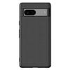 Funda de cuero ultrafina resistente a caídas con patrón de fibra de carbono y kevlar para Google Pixel 7A.