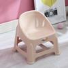 Cadeira com Encosto Espessada para Casa e Crianças, Banquinho de Aprendizagem para Bebês de Jardim de Infância, Cadeira de Jantar Infantil Empilhável, Assento de Plástico, Venda por Atacado
