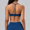 Sujetador de yoga Xiga estilo europeo y americano, ajuste ceñido sin espalda, sensación de segunda piel, para mujer, adecuado para correr, fitness y deportes, se puede usar como prenda exterior, 2013