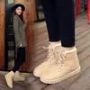 Novas Botas de Neve para Mulheres 2026, Botas Martin Estilo Coreano de Salto Baixo para Comércio Exterior, Botas Curtas de Algodão de Inverno, Sapatos de Algodão Femininos