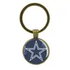 Chaveiro de Liga de Metal Pedra do Tempo com Logo de Time de Futebol Americano NFL Amazon Transfronteiriço Pingente de Chave para Mochila Escolar