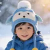 Adorable Gorro de Cerdo para Bebé Invierno Lindo Gorro de Lana para Niños y Niñas Gorro de Punto para Bebé Gorro Caliente para Niños