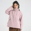 Jaqueta corta-vento de viagem estilo camelo masculina três em um destacável forrada com fleece de inverno jaqueta corta-vento impermeável espessa