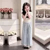 Nuevo Conjunto de Dos Piezas para Niñas Verano Casual Elegante Manga Corta Cuadros Sueltos Pantalones de Pierna Ancha Estilo Coreano Tallas Mediana y Grande
