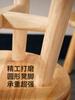 Taburete bajo sencillo de madera maciza, taburete pequeño de madera para niños, taburete pequeño de troncos para el hogar, taburete para cambiar zapatos, taburete para mesa de café, taburete redondo