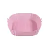 Tapete de silicona para freidora de aire transfronterizo, resistente a altas temperaturas, plegable, fácil de limpiar, tapete redondo de silicona para hornear