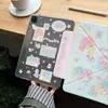 Estrellas Gemelas de Dibujos Animados Adecuado para Funda Protectora de Tableta Apple iPad Pro Plegado en Y Mini Succión Lateral Separación Aire/10ª