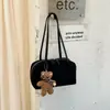 Bolso de Ante Peludo para Debajo del Brazo para Mujer 2026 Nuevo de Moda Otoño Retro Milanés de Hombro Único Gran Capacidad Bolso para el Trabajo