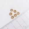 Hilo Trenzado de Relleno de Oro de 14K que Conserva el Color, Espaciadores de Rueda de Viento y Fuego, Cuentas Espaciadoras para Pulsera, Accesorios de Joyería para Pulseras Hechas a Mano DIY
