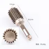 Tubo de aluminio nano cerámico peine enrollador de pelo peine de aire peine cilíndrico peine enrollador de pelo esponjoso peine para pelo rizado peine de estilismo para pelo liso