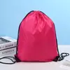 Mochila de Tela Oxford con Bolsillo de Cuerda para Dibujar, Logo Estampado en Color Digital, Tela de Poliéster, Bolsa Impermeable para Eventos, Bolsa de Almacenamiento, Personalización