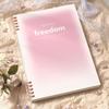 Pp Color Fresco Carcasa para Libro de Hojas Sueltas Serie Simple Cuaderno No Irritante Cuaderno de Alto Valor Venta al por Mayor