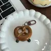 Bolsa de Agua Alcalina Bagel Colgante de Pan Decoración Linda para Bolsa Encanto Versátil para Mochila Llavero Creativo Personalizado
