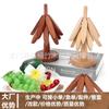 Tapete aislante térmico de madera maciza, venta transfronteriza, mantel individual creativo de árbol pequeño, adornos para mesa de comedor, posavasos redondos de madera antiescaldaduras y resistente al calor.