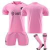 Conjunto de camiseta de visitante de Miami n.° 10 Messi de la Major League Soccer, uniforme de equipo para niños, talla 23-24