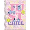 Caderno espiral 1/4 (capa dura) Costura 80 Folhas.
