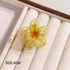 Mini tamanho pequeno 4cm Flor de Ovo Grampo de Cabelo Explosões da Amazon Estilo Férias na Praia Prendedor de Cabelo Cor Gradiente Dopamina