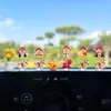 Enfeites Fofos de Cavalo do Zodíaco para Carro, Decorações Elétricas de Interior para Carro do Deus da Riqueza, Decorações para Tela de Computador do Painel do Carro
