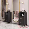 Armário de ferramentas para barbearia suprimentos para salão de beleza carrinho pequeno salão de cabeleireiro prateleira de armazenamento multifuncional ferramentas para salão de cabeleireiro